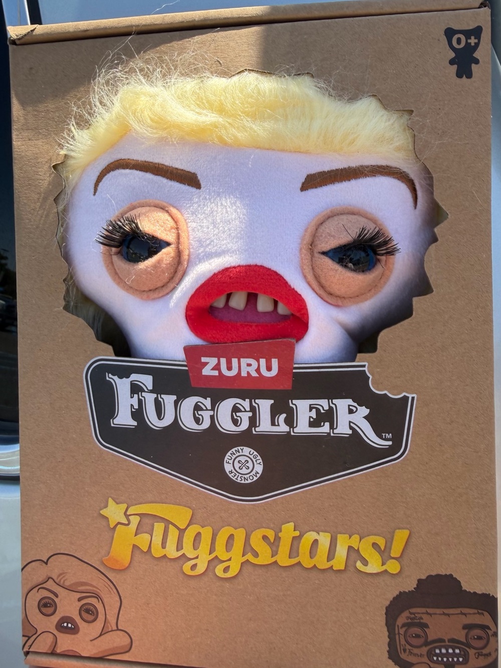 ZURU Fuggler Blonde Monkey Plush Stuffed Animal Boxed